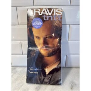 Travis Tritt, It's All About To Chance    Never Opened Box Is Bent